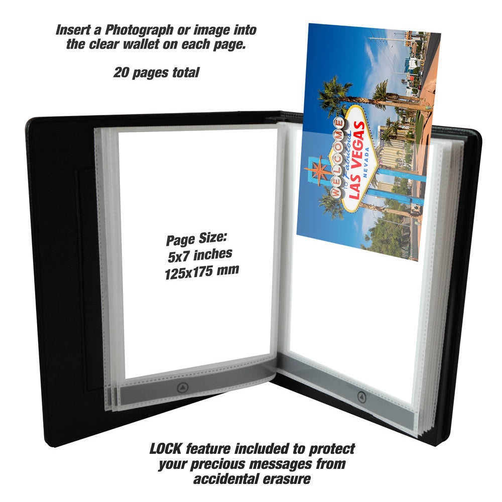 Talking Photo Album Deluxe 20 pages 5x7 inches