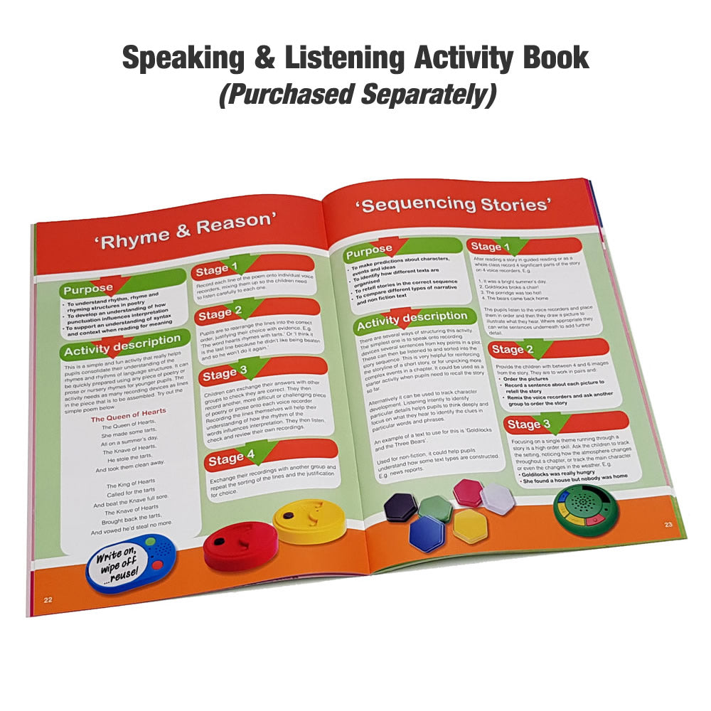 Talking Tins Speaking and listening activity book