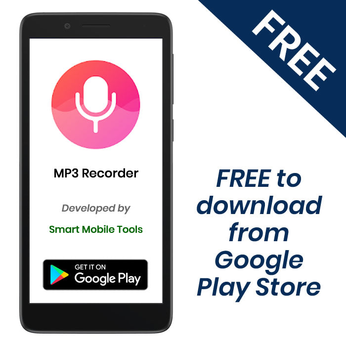 FREE Android MP3 Voice Recorder App