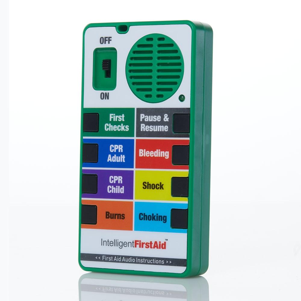 First Response Talking First Aid Device with Audio Instructions