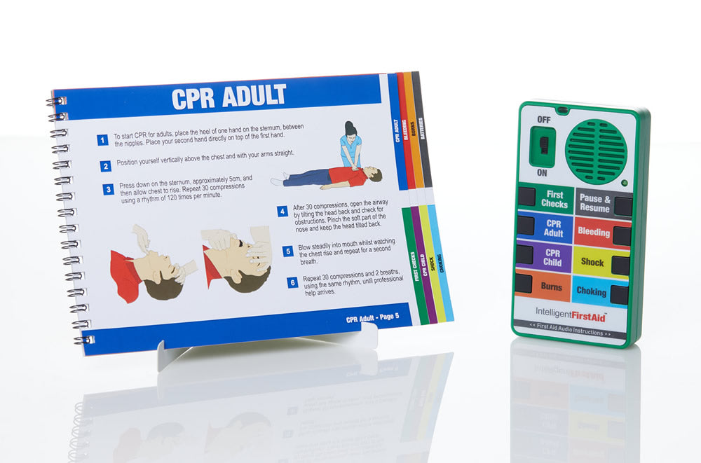 First Response Talking First Aid Device and Manual