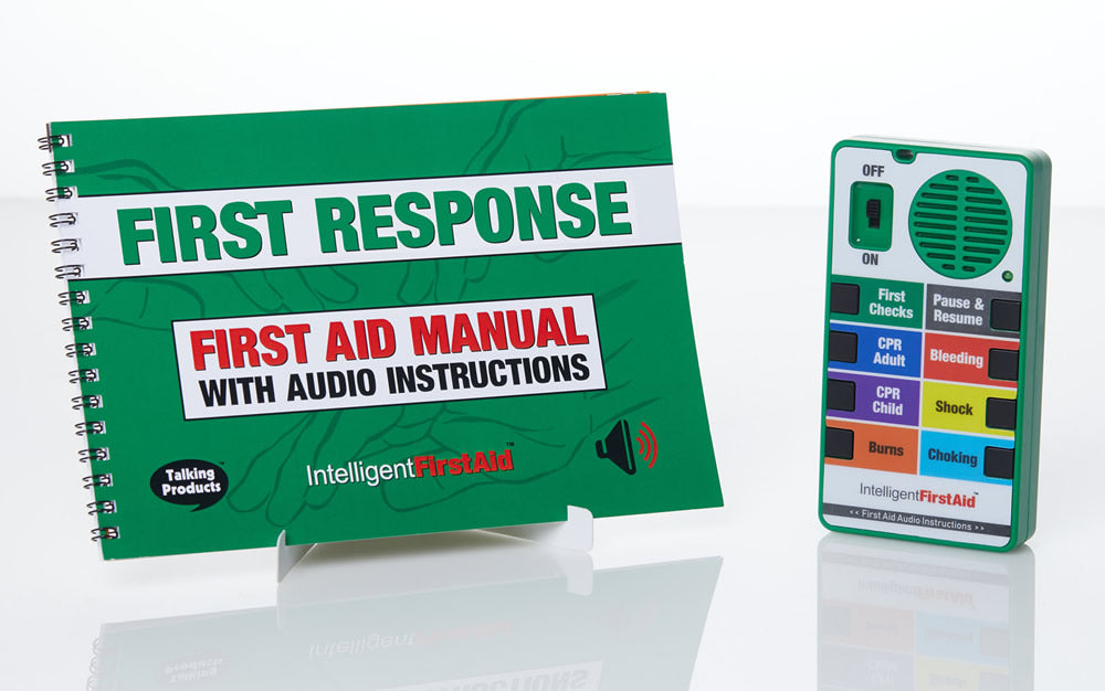 Community First Responder Talking First Aid Device and manual