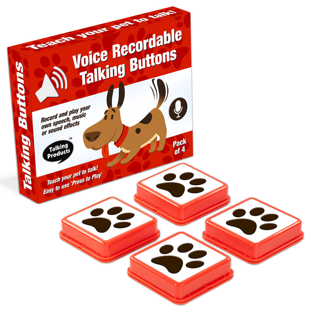 Talking Dog Buttons Voice Recordable