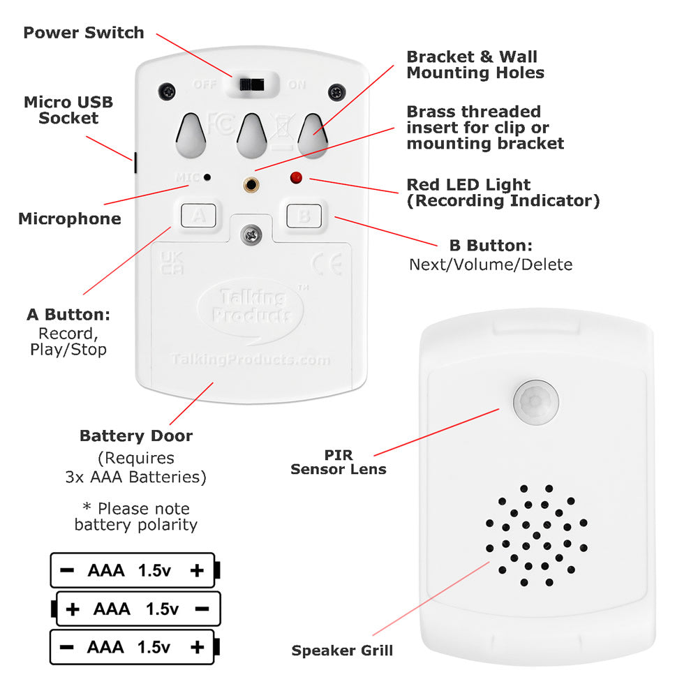 Talking PIR Motion Sensor