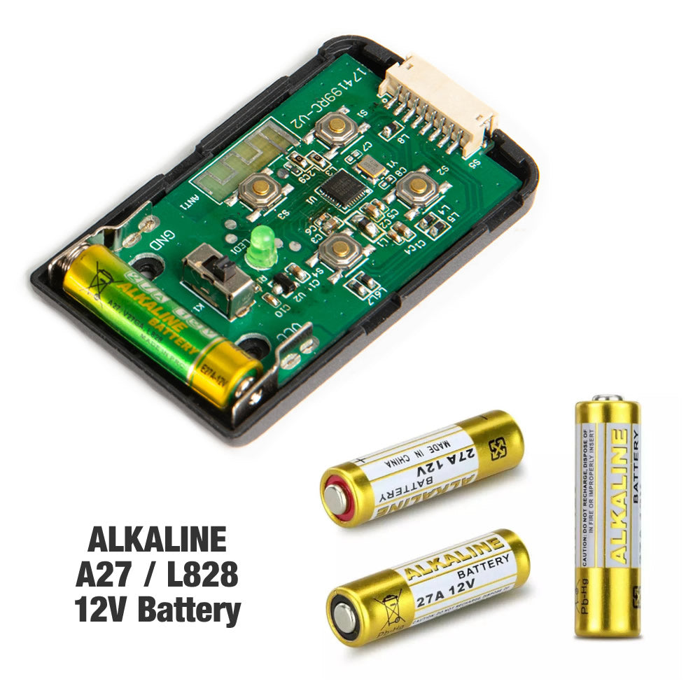 A27 / L828 Alkaline Battery.  12 Volts. Compatible with COSVOX Bluetooth Key Fob