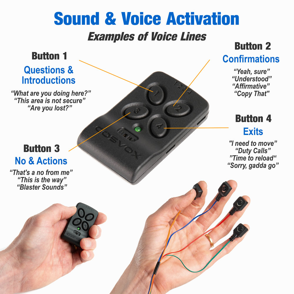 COSVOX Cosplay Bluetooth Key Fob for Cosplay Character Voices