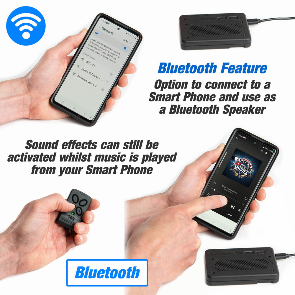 COSVOX Cosplay Sound Module Wireless Bluetooth Speaker Feature