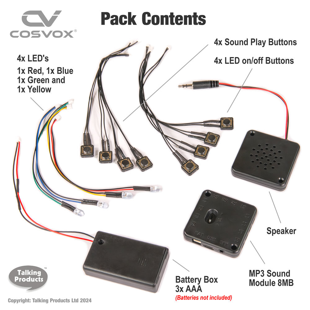 Sound To Light Module For Led COSVOX Cosplay LED Light and Sound Effects Module Bundle – Talking ...