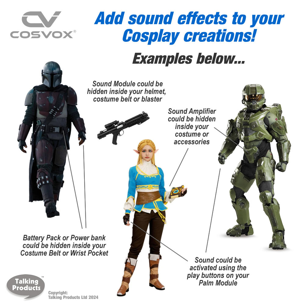 COSVOX Cosplay Sound Effects Module - Download and Play MP3 Sounds ...