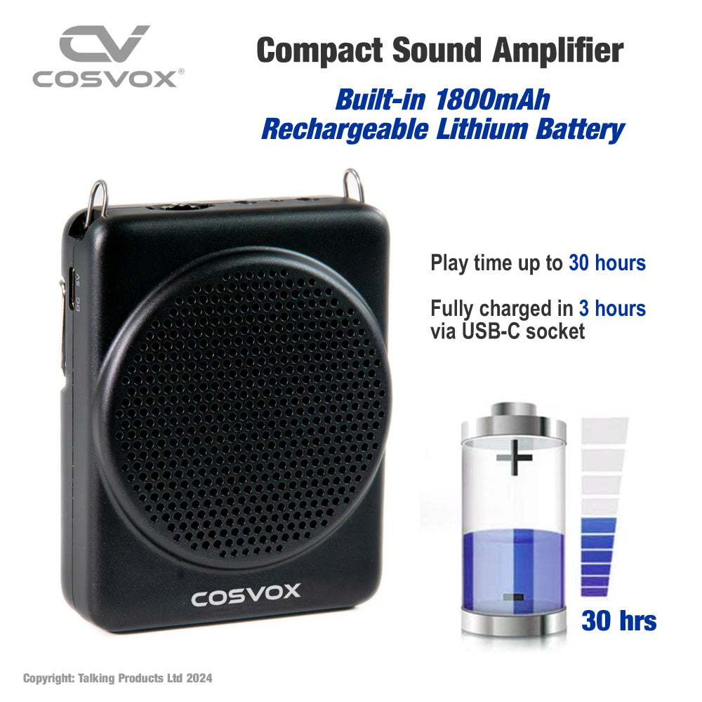 COSVOX Cosplay Sound Amplifier with built-in rechargeable lithium battery