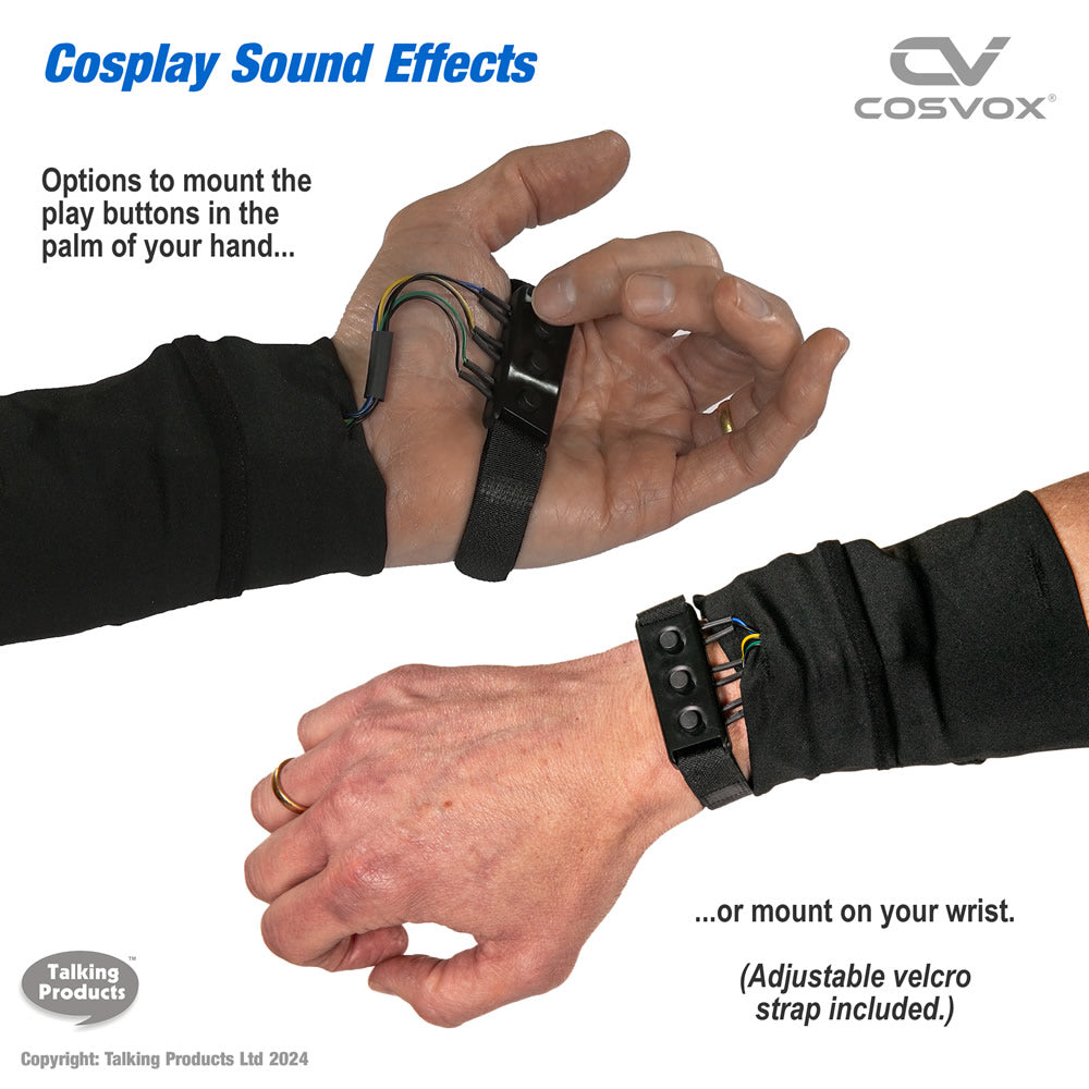 Cosvox Cosplay Sound Glove examples