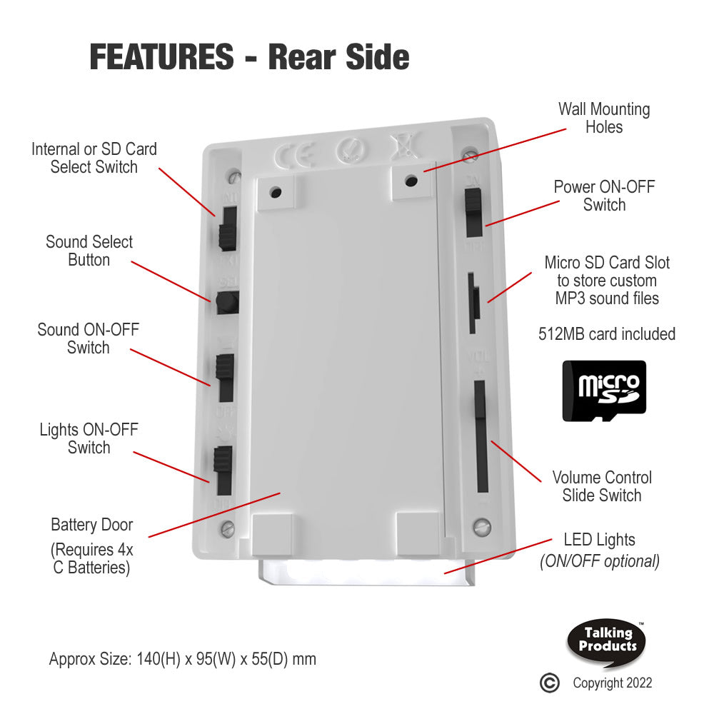 Sensor Talking Screen Sentinel Talking PIR Motion Sensor - Download and play custom sounds ...