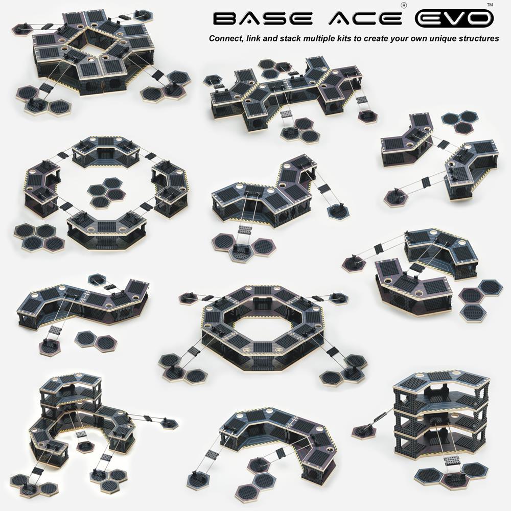 Base Ace EVO kit - 3D Play Platform - Durable Wooden Construction Toy ...