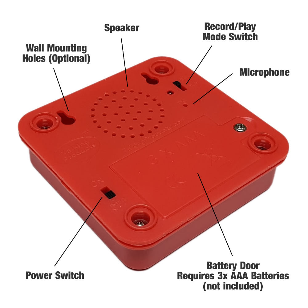 Talking Dog Button Features