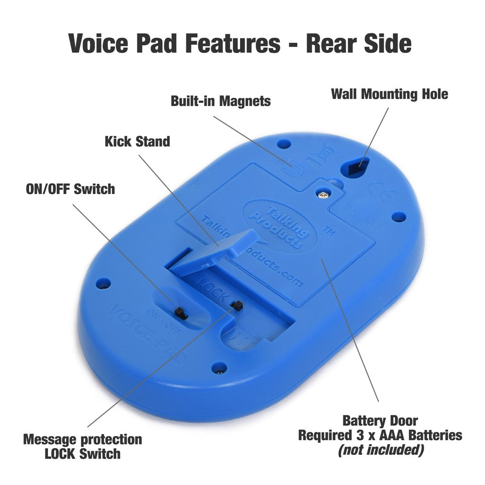 Voice Pad Features. Talking Products