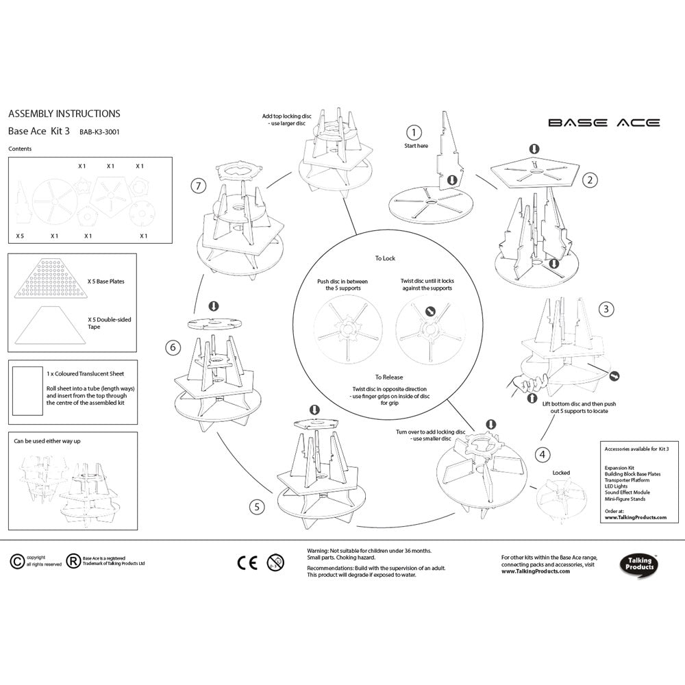 Base Ace Assembly Instructions for Kit 3