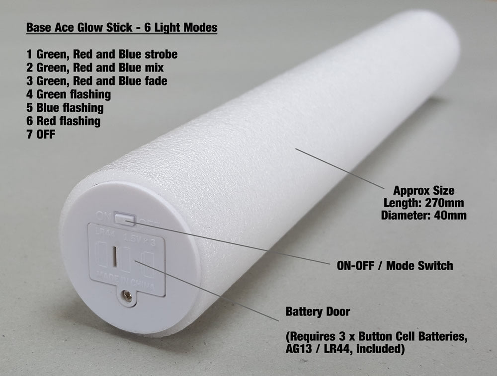 Base Ace LED Glow Stick Features 