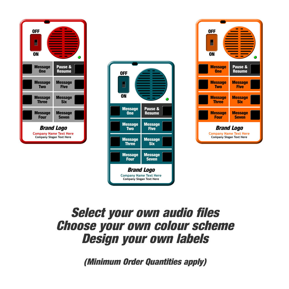 Audio Buttons for audible instuctions