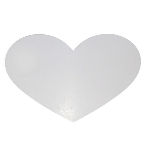 Heart Shaped Dry Wipe Boards - Pack of 10