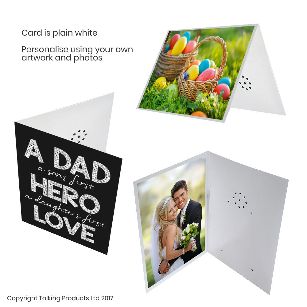 Voice Recordable Greeting Card Easter Fathers Day
