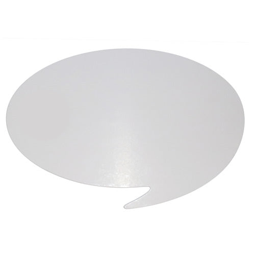 Speech Bubble Dry Wipe Boards - Pack of 10