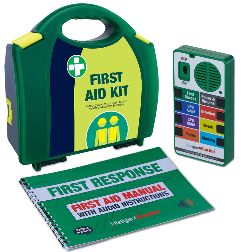 Talking First Aid Kit by Intelligent First Aid