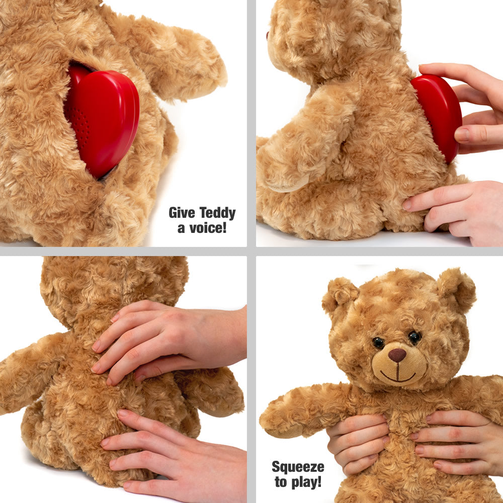 Create your own Affirmations Talking Teddy Bear. Build a Bear, Factory, Be my bear