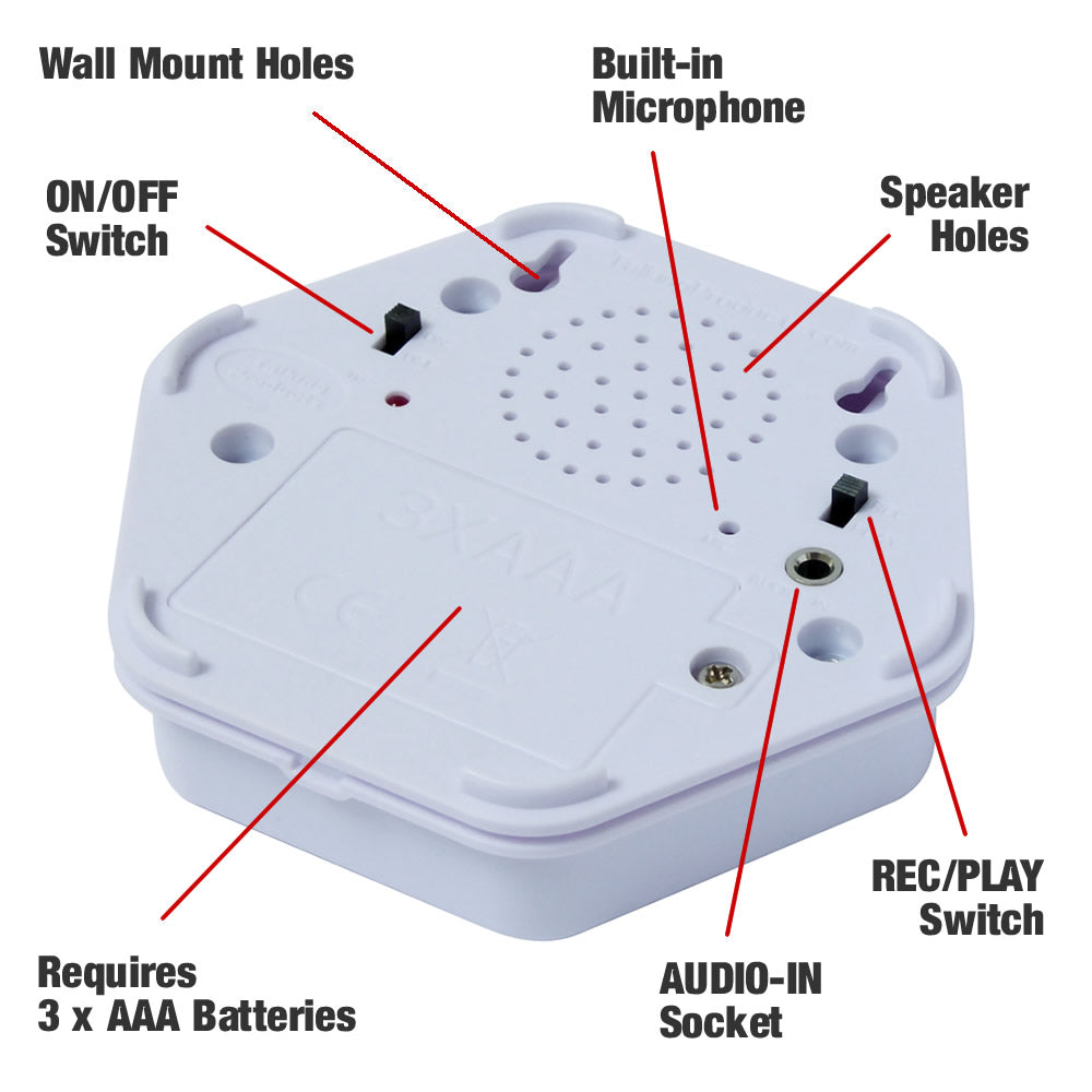 Talking Tiles Voice Recorder Features