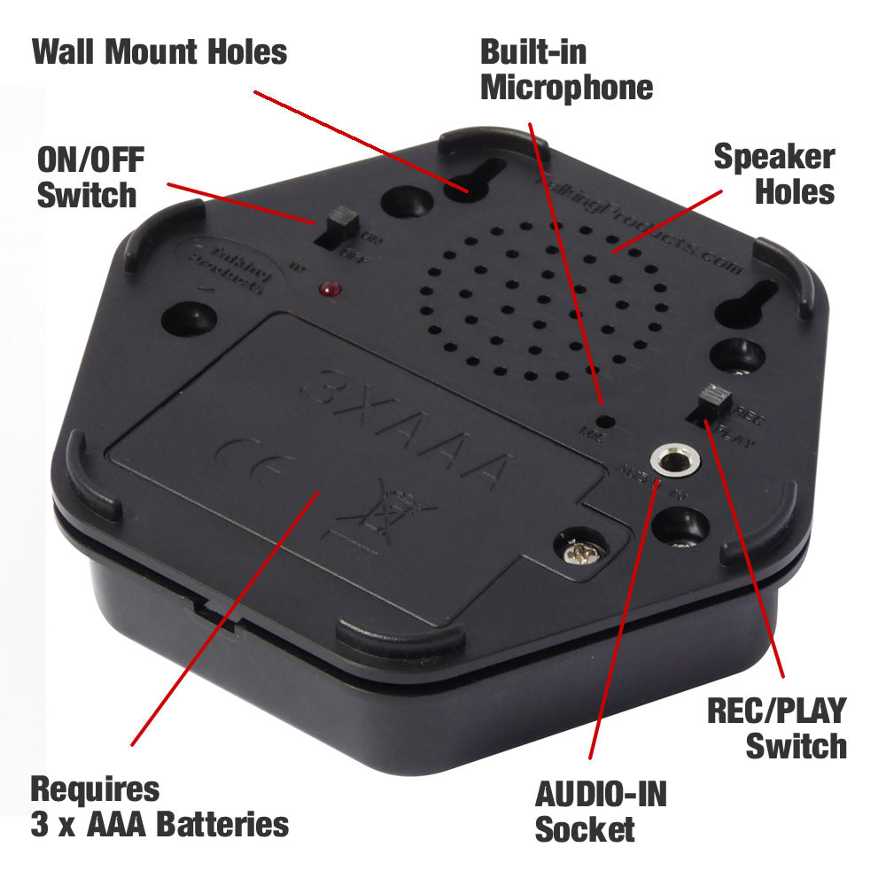 Talking Tile recording features
