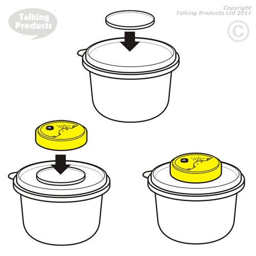 Self-Adhesive Adapters for Talking Tins